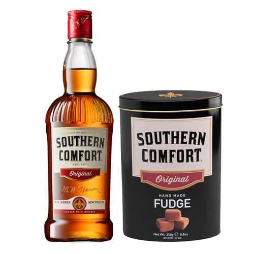 Southern Comfort Original Whiskey 70cl And Handmade Fudge 250g